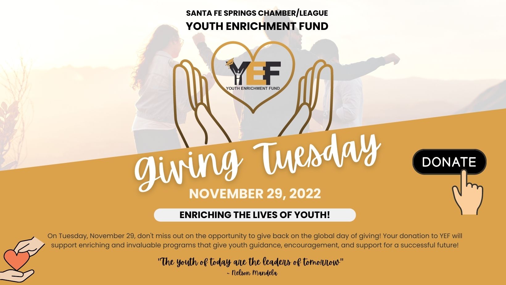 2022 YEF Giving Tuesday Header